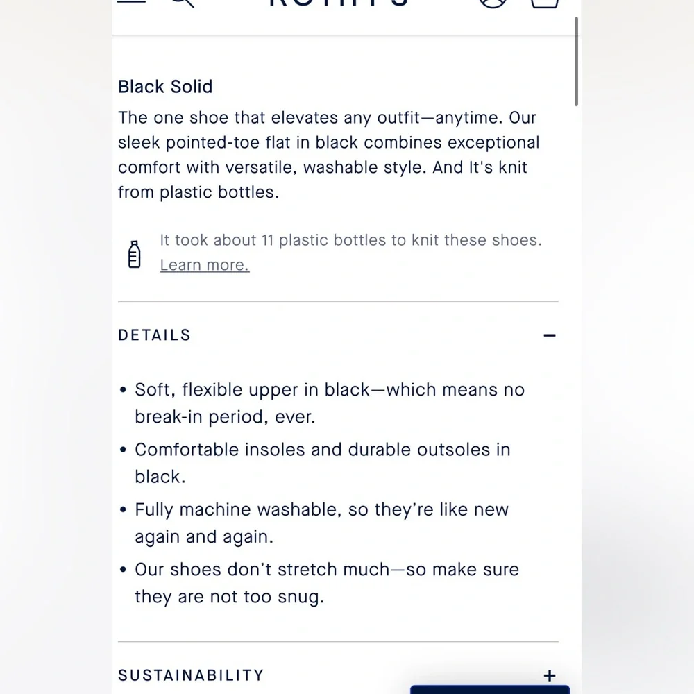 New Rothy’s The Point. - Picture 2 of 7